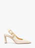 michael kors darrington leather slingback pump