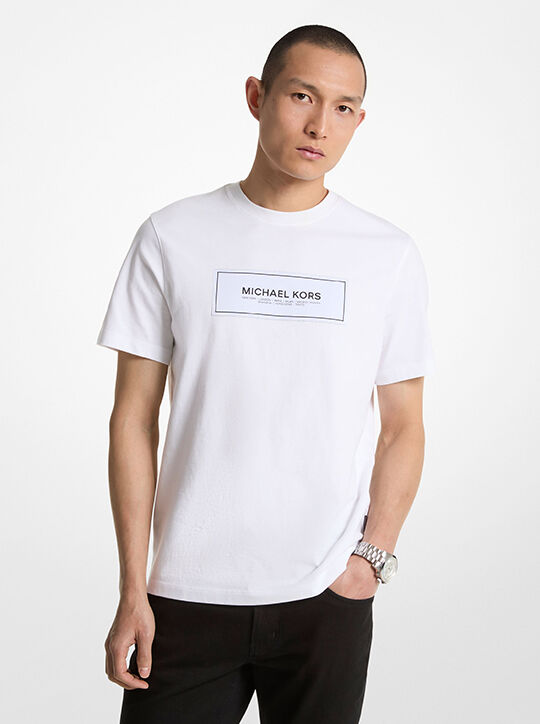 michael kors logo cotton t shirt