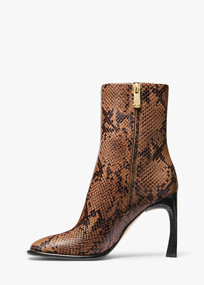 Kelsea Snake Embossed Leather Boot