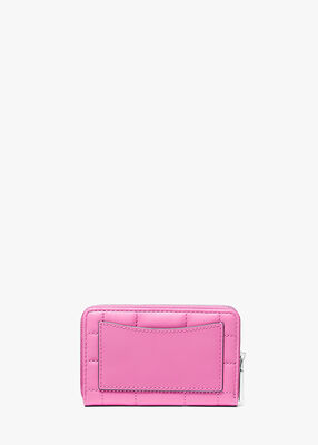 michael kors small quilted leather wallet