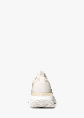 michael kors ari stretch knit slip on sneaker