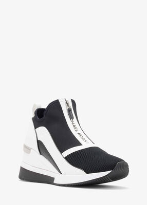 michael kors spencer mixed media trainer