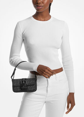 Colby Extra-Small Empire Signature Logo Shoulder Bag