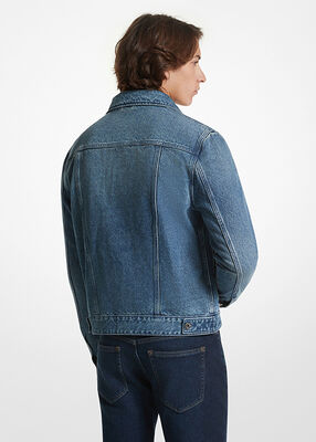 michael kors denim trucker jacket