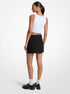 michael kors crepe mini skirt