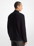 michael kors bubble knit long sleeve polo shirt