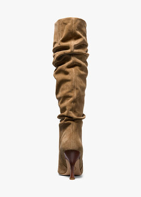 michael kors luna suede boot