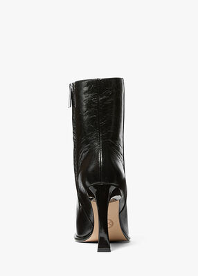 michael kors kelsea crackled leather boot