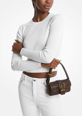 Colby Extra-Small Burnished Leather Shoulder Bag