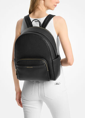 Bex Large Pebbled Leather Backpack