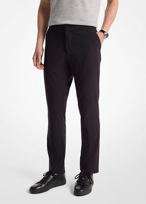 michael kors woven tech pants