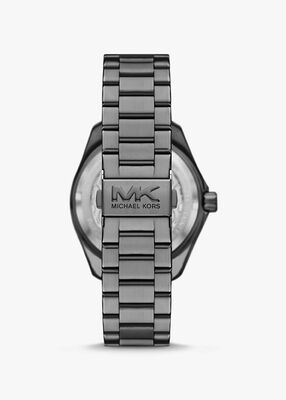 michael kors oversized maritime gunmetal watch