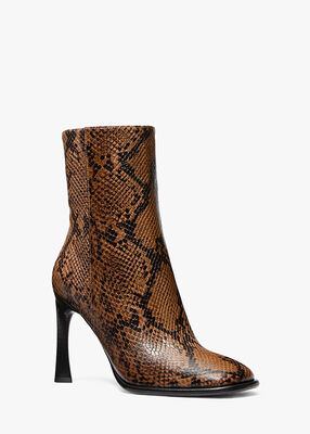 Kelsea Snake Embossed Leather Boot