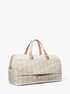 Grayson Extra-Large Empire Signature Logo Stripe Weekender Bag