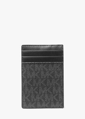 michael kors hudson logo card case