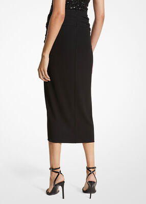 michael kors matte jersey sarong skirt