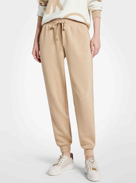 michael kors logo jacquard joggers