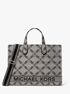 Gigi Large Empire Logo Jacquard Tote Bag