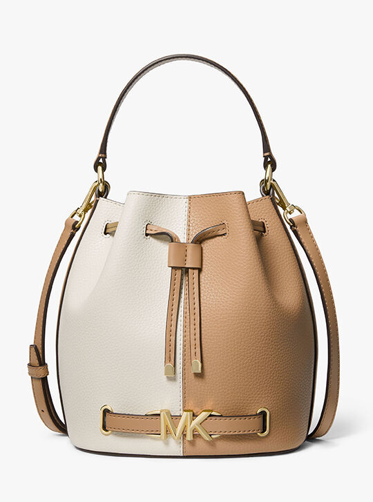 Michael kors cheap leather bucket bag