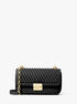 Tribeca Small Woven Leather Shoulder Bag