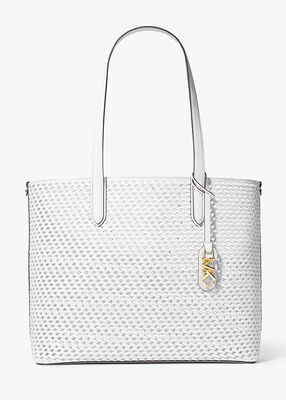 Eliza Extra-Large Woven Leather Tote Bag