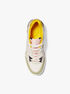 Rebel Color-Block Leather and Mesh Sneaker