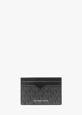 michael kors hudson logo card case