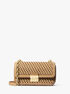 Tribeca Small Woven Leather Shoulder Bag