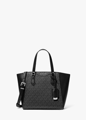 Taryn Small Signature Logo Convertible Tote Bag