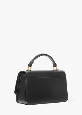 michael kors delancey small leather crossbody satchel