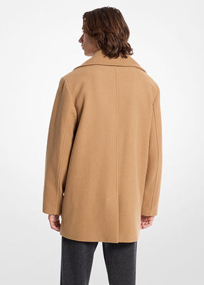 michael kors wool blend peacoat