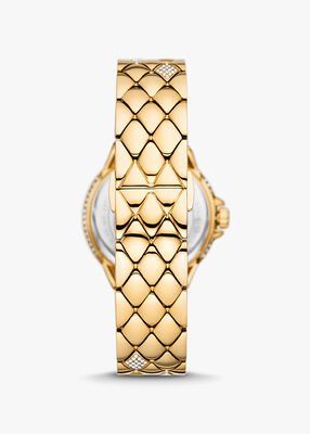 Mini Camille Pavé Gold-Tone Watch