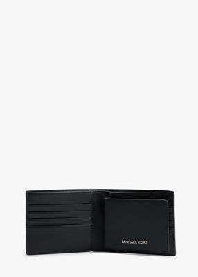 Harrison Crossgrain Leather Billfold Wallet with Passcase