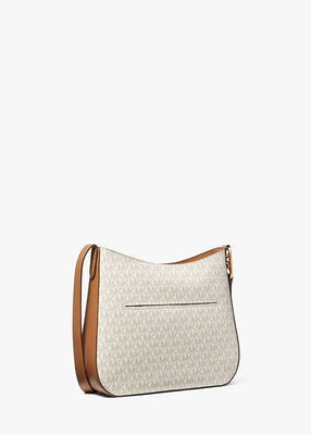 Kensington Large Signature Logo Crossbody Bag