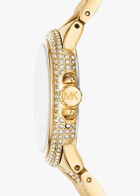 Mini Camille Pavé Gold-Tone Watch