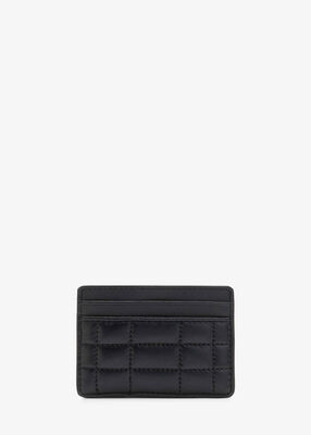 michael kors jet set quilted leather card case