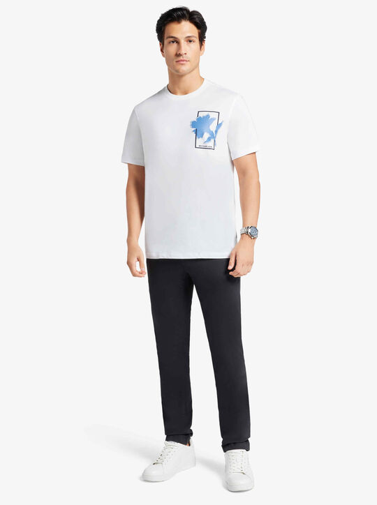 michael kors graphic cotton t shirt