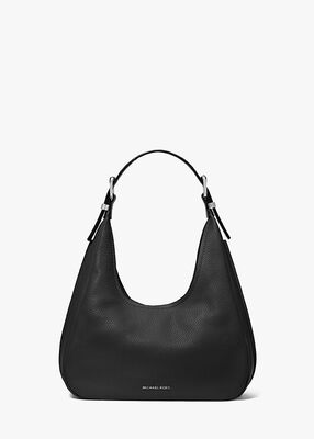 michael kors nolita small pebbled leather hobo shoulder bag