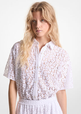 Leopard Corded Lace Shirt