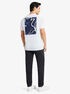 michael kors graphic cotton t shirt