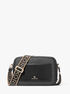 Maeve Large Logo and Faux Leather Crossbody Bag