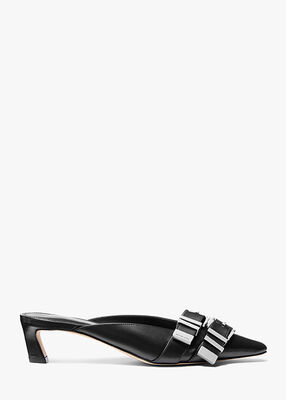 michael kors darrington leather mule