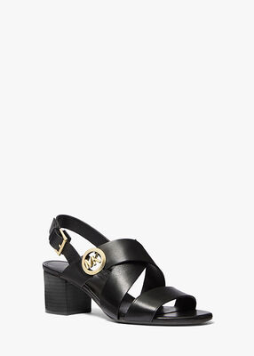 michael kors vera leather sandal