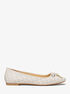 michael kors nori logo ballet flat