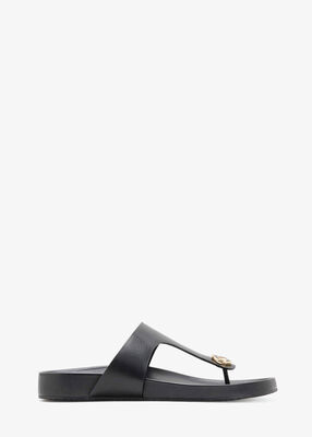 michael kors lucinda leather t strap sandal