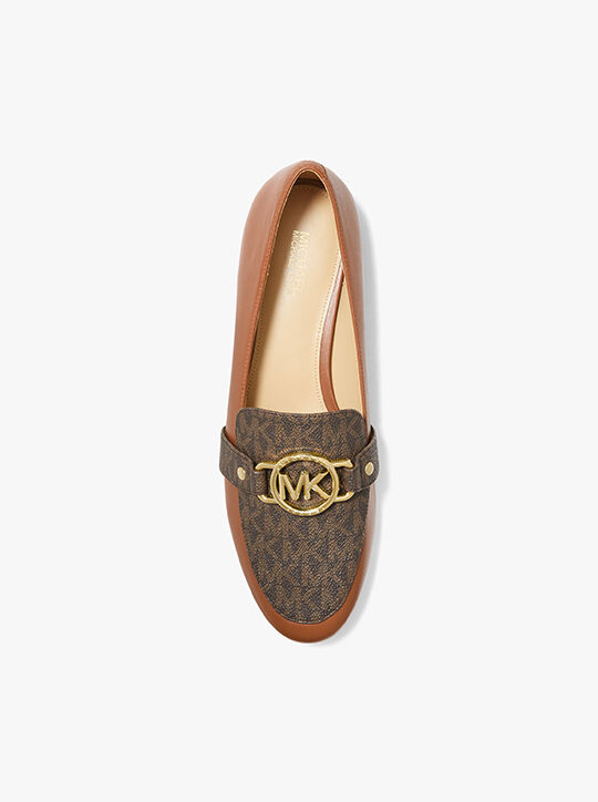 Rory Leather and Logo Loafer | Michael Kors Official Website