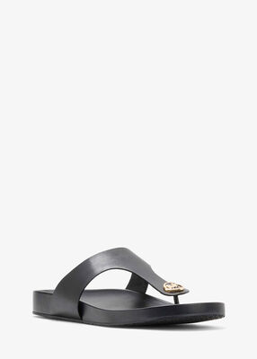 michael kors lucinda leather t strap sandal