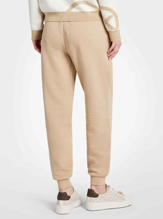 michael kors logo jacquard joggers