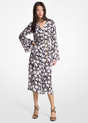 Floral Georgette Midi Dress