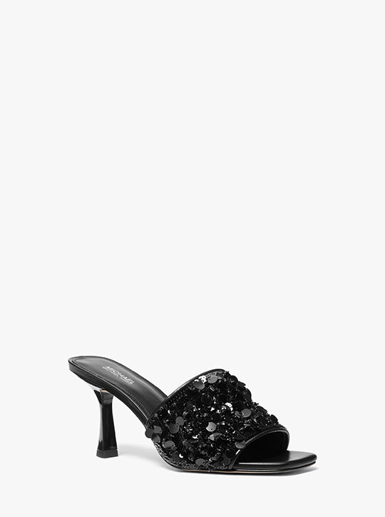 Tessa Sequined Mule Sandal